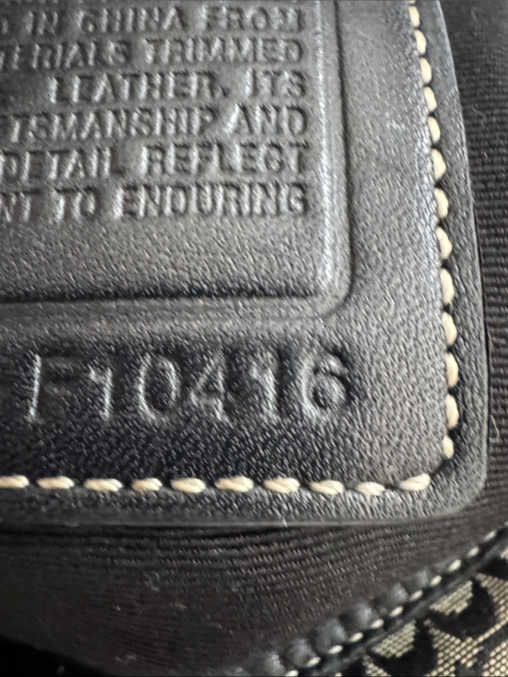 Coach Brown and Black Signature Canvas Hobo Shoulder Bag - Picture 4 of 9